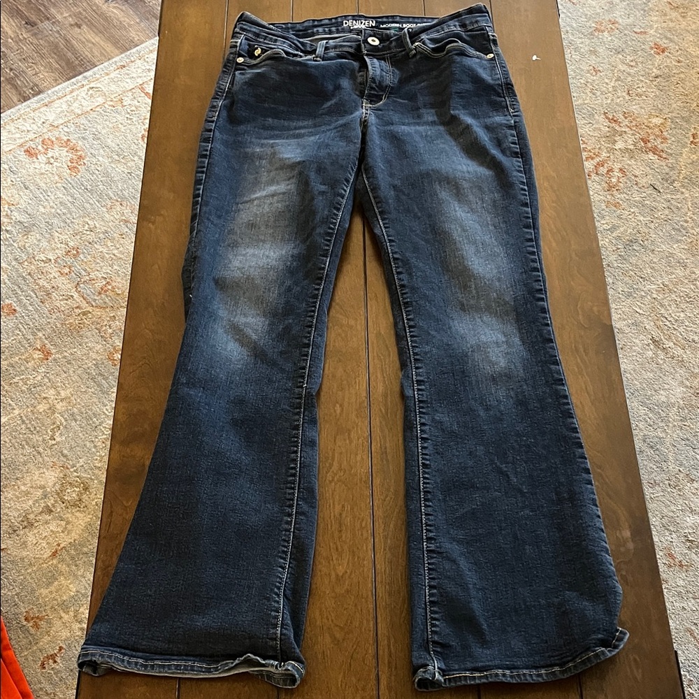 Denizen from Levi's Dark Indigo Flare Jeans